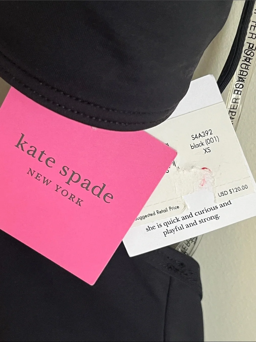 kate spade Black Cutout One-Piece Swimsuit